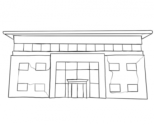 G2 Business Centre Attercliffe Line Drawing