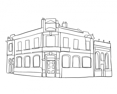 G6 Business Centre in Attercliffe - Line Drawing